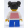 LEGO Girl met een Striped Shirt minifiguur