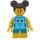 LEGO Girl mit Blau swim trunks Minifigur