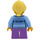 LEGO Mädchen mit Bright Licht Blau Pullover Minifigur