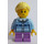LEGO Girl mit Bright Light Blau Sweater Minifigur