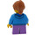 LEGO Girl with Dark Azure Hoodie Minifigure