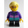 LEGO Girl with Dark Purple Jacket Minifigure