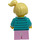 LEGO Girl met Dark Turquoise Jacket minifiguur