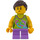 LEGO Meisje met Dolfijn Shirt Minifiguur