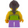 LEGO Meisje met Dolfijn Shirt Minifiguur