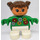 LEGO Ragazza con Fiore Superiore Figura Duplo