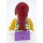LEGO Girl met Green Patterned Shirt minifiguur