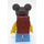 LEGO Flicka med Blad Topp Minifigur