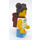 LEGO Girl avec Feuille Haut Figurine