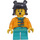 LEGO Ragazza con Arancione Superiore Minifigure