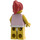 LEGO Girl with pink shirt and red hair Minifigure