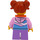 LEGO Meisje met Roze Trui Minifiguur