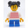 LEGO Girl with Striped Jumper Minifigure