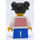 LEGO Girl with Striped Jumper Minifigure