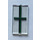 LEGO Glas for Fenster 1 x 2 x 3 mit Dark Green Fenster Panes Aufkleber (35287)