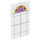 LEGO Glass for Window 1 x 4 x 6 with Stained Glass Arched Top (6202 / 29184)
