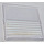 LEGO Glass for Window 4 x 4 x 3 with 6 White Stripes Sticker (4448)