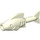 LEGO Glow in the Dark Solid White Fish (64648)