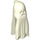 LEGO Glow in the Dark Solid White Ghost Outfit with Open Mouth (10173)