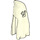 LEGO Glow in the Dark Solid White Ghost Shroud with Open Mouth (10173)