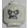 LEGO Glow in the Dark Solid White Lighthouse Keeper - Verona Dempsey Minifigure Head (Recessed Solid Stud) (3626 / 23085)