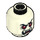 LEGO Glow in the Dark Solid White Lord Vampyre Head (Recessed Solid Stud) (3626 / 10748)
