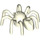 LEGO Selvlysende, solid hvid Spider (29111)