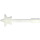 LEGO Glow in the Dark Transparent White Magic Wand (6124 / 28681)