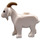 LEGO Goat jossa Tumma beige Sarvet (105610)