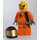 LEGO Gold Diente con Casco Minifigura