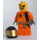 LEGO Gold Zahn mit Helm Minifigur