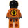 LEGO Gold Diente con Casco Minifigura