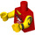 LEGO Gong and Guitar Rocker Minifig Torso (973 / 88585)