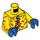 LEGO Gonzo Minifiguur Torso (973 / 76382)