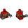 LEGO Gorzan - Fire Chi Minifig Torso (973 / 76382)