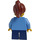 LEGO Grand Carousel Girl met Blauw Overalls minifiguur