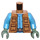 LEGO Greedo with Sand Green Skin and Torso Belt Minifig Torso (973 / 76382)