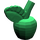 LEGO Vert Pomme avec Feuille (2664 / 33051)