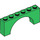 LEGO Green Arch 1 x 6 x 2 Medium Thickness Top (15254)