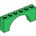 LEGO Grün Bogen 1 x 6 x 2 Mittlere Dicke oben (15254)