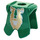 LEGO Groen Pantser Breastplate met Been Protection met Gold Aap (2587 / 53216)