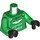 LEGO Green Aston Martin Race Driver - Female Minifig Torso (973)