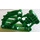 LEGO Green Bionicle Bohrok Block 1 x 4 x 7 with 5 Axle Holes, 2 Pin Holes and 1 Slot (41665)