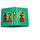 LEGO Verde Book 2 x 3 con Rosso Flask, Bottles e Culture Tubo (33009 / 40437)