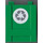 LEGO Grün Box 2 x 2 x 2 Kiste mit Recycling Aufkleber (61780)