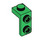 LEGO Verde Soporte 1 x 1 con 1 x 2 Placa Abajo (79389)