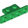 LEGO Green Bracket 1 x 2 - 1 x 4 with Square Corners (2436)