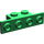 LEGO Grün Halterung 1 x 2 - 1 x 4 mit quadratischen Ecken (2436)