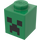 LEGO Grün Backstein 1 x 1 mit Minecraft Creeper Gesicht Muster (3005 / 12940)