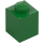 LEGO Green Brick 1 x 1 with Stud on One Side (87087)